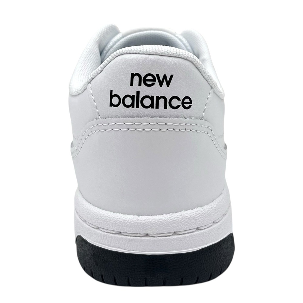 New Balance Mens BB80 Casual Leather Sneakers Size 8 White Black Low Top Fashion - Picture 8 of 12